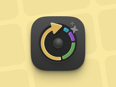 Subscription Day app – Icon 3d icon ai ai icon circle macos macos macos icon statistics
