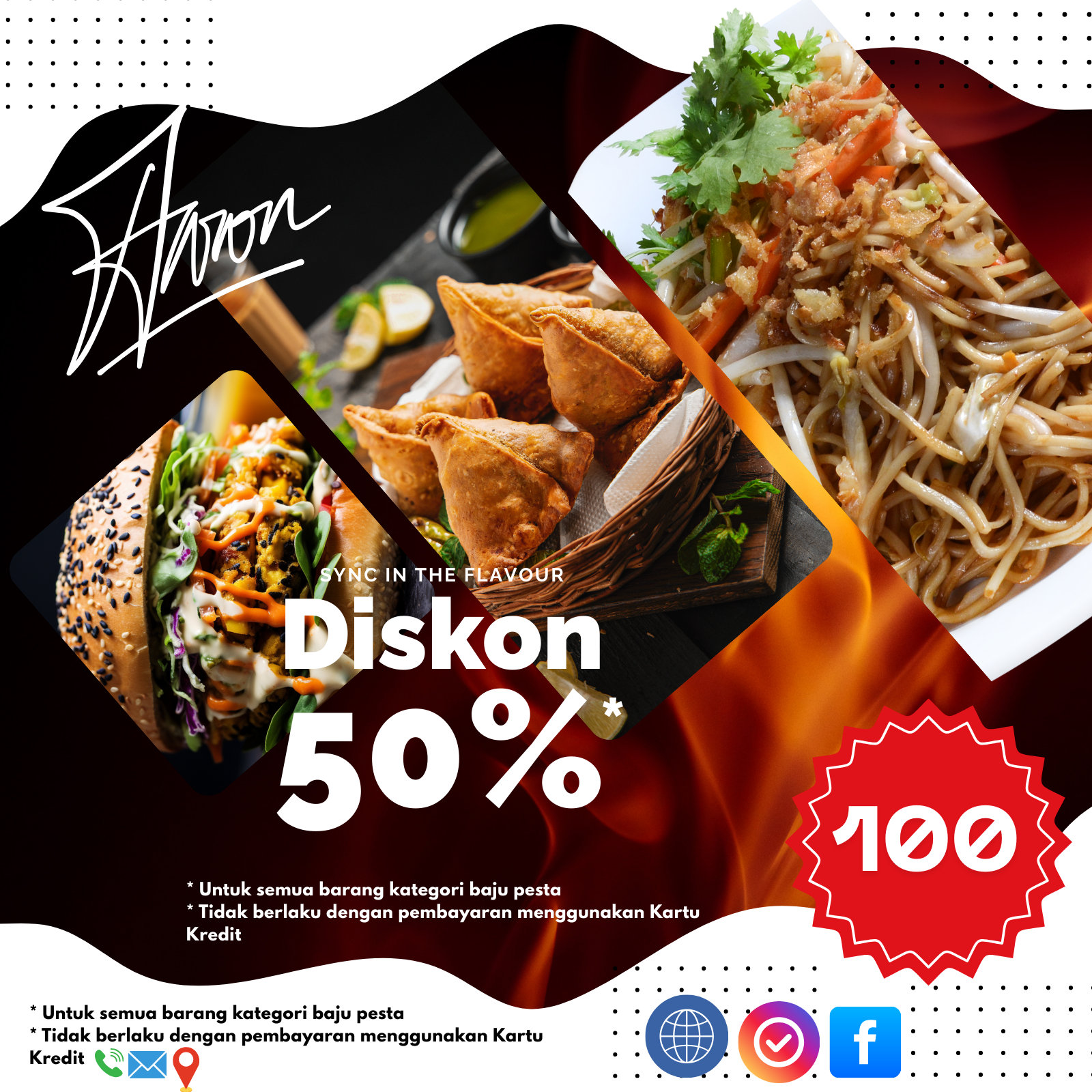 Food Template Design food template illustration template design