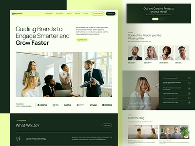 Ephemeral – Digital Agency Website agency creative agency design digital marketing header homepage landing page modern saas ui uxui web web design website
