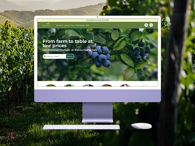 Organic Farm e-commerce website agriculture designinspiration ecommerce ecommercewebsite farmersmarket farmtotable freshproduce localfarm organic organicfarm shopdesign sustainable ui ux websiteconcept websitedesign