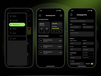 POS App – Smart Marketing Tools UI business app business dashboard campaign builder clean app design e commerce app finance dashboard marketing tools mobile app design mobile ux modern ui pos app sales management uiux inspiration