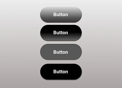 UI Button Styles – Modern, Minimal, and Scalable buttons modern monochrome style ui design uiux design ux design