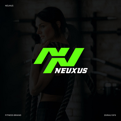 Letter NX Logo Design branding design fitness branding fitness logo graphic design gym branding gym logo illustration initial logo letter logo letter n letter nx letter x logo logomark logotype modern trend trendy logo typography