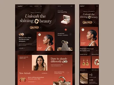 Luxury jewelry Website bespoke designer jewelry diamond jewellery exclusive jewelry glamour gold jewelry handcrafted jewelry landing page landingpage luxury luxury brand luxury design luxury fashion luxury lifestyle luxury product modern luxury web design webdesign website design