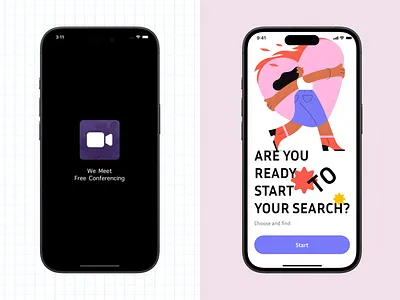 Dating Mobile iOS App Redesign android app app design concept app design template app interface app redesign app ui dashboard dashboard design dating app design ios mobile mobile app mobile ui online product design ui ux