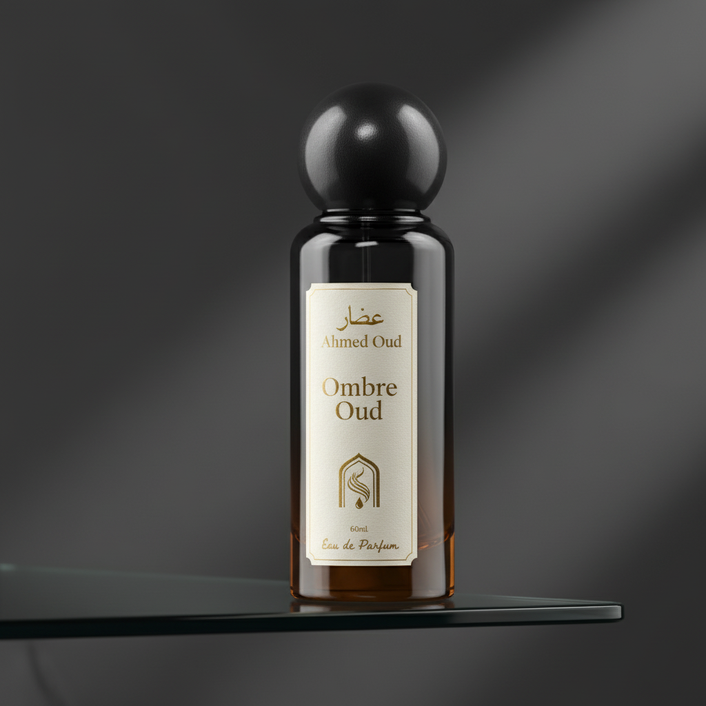 Ombre Oud - A Scent of Shadow and Light - Visual Identity dribbble