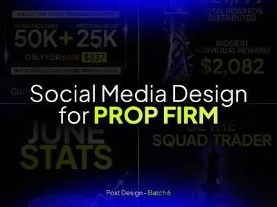 Social Media Posts for Prop Firm - Proprietary Trading Firm banner branding firm graphic design graphic designer instagram post post post design poster prop prop firm prop firm design prop firm post prop firm poster proprietary firm proprietary trading firm social media post