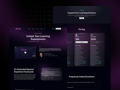 Education landing page education landing ui