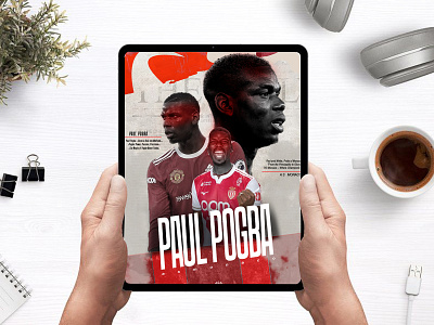 PAUL POGBA POSTER as monaco graphic designer paul pogba photoshop