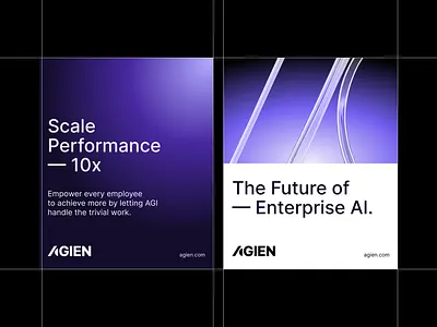 AGIEN BRANDING a logo agi ai branding enterprise logo logotype performance print wordmark