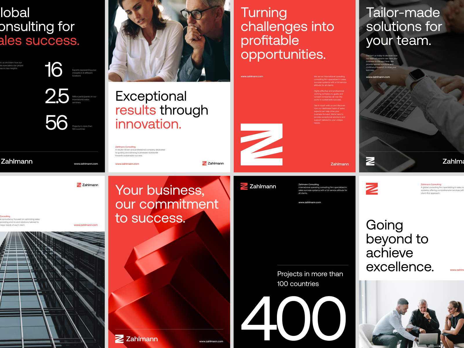 Example of Zahlmann Corporate Social Media Templates