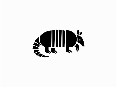Geometric Armadillo Logo animal armadillo bold branding design geometric graphic design illustration logo mark nature negative space simple vector wildlife