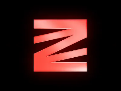 Zahlmann - 3D Logo Animation 3d 3d glass effect 3d logo animation brand icon brand identity branding corporate logo corporate logo icon corporate wealth advisory financial sector logo logo animation logo icon minimalistic red switzerland uk uniko z logo