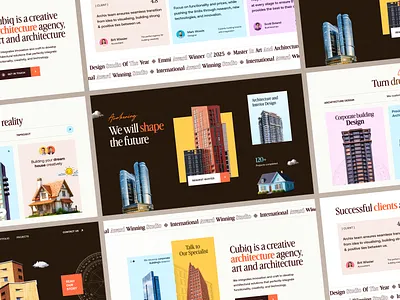 Cubiq - Architecture Website architect architecture architecture portfolio architecture website building clean ui construction website creative architecture furniture home decoration home design interior landing page landingpage real estate website web design webdesign website design website designer