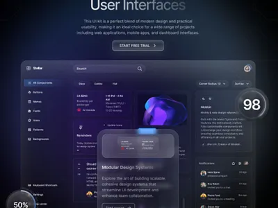 Modern UI Dashboard Website By Framer 3d agency analytics animation branding business dashboard figma framer landing page saas ui ui design ux design web design web ui website design