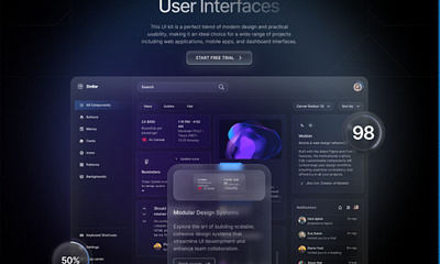 Modern UI Dashboard Website By Framer 3d agency analytics b2b business crm crm dashboard dashboard design figma framer graphic design hero section illustration landing page saas ui ui design ux web ui