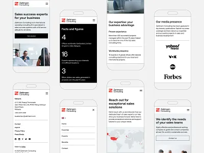 Financial Consulting - Responsive Website Design asset management consulting corporate web design financial sector investment landing page mobile red responsive web design responsive website design sales sales advisor swiss design top tier design ui uniko wealth management web design website design