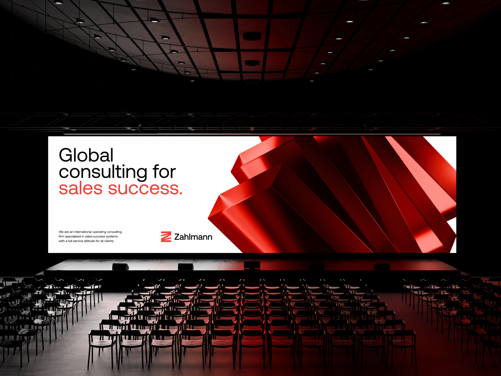 Zahlmann Corporate Identity - Brand Applications billboard brand applications brand assets brand identity branding clean consulting corporate brand materials corporate branding corporate social media digital advertising identity investment logo minimalistic ooh red brand swiss uniko visual identity
