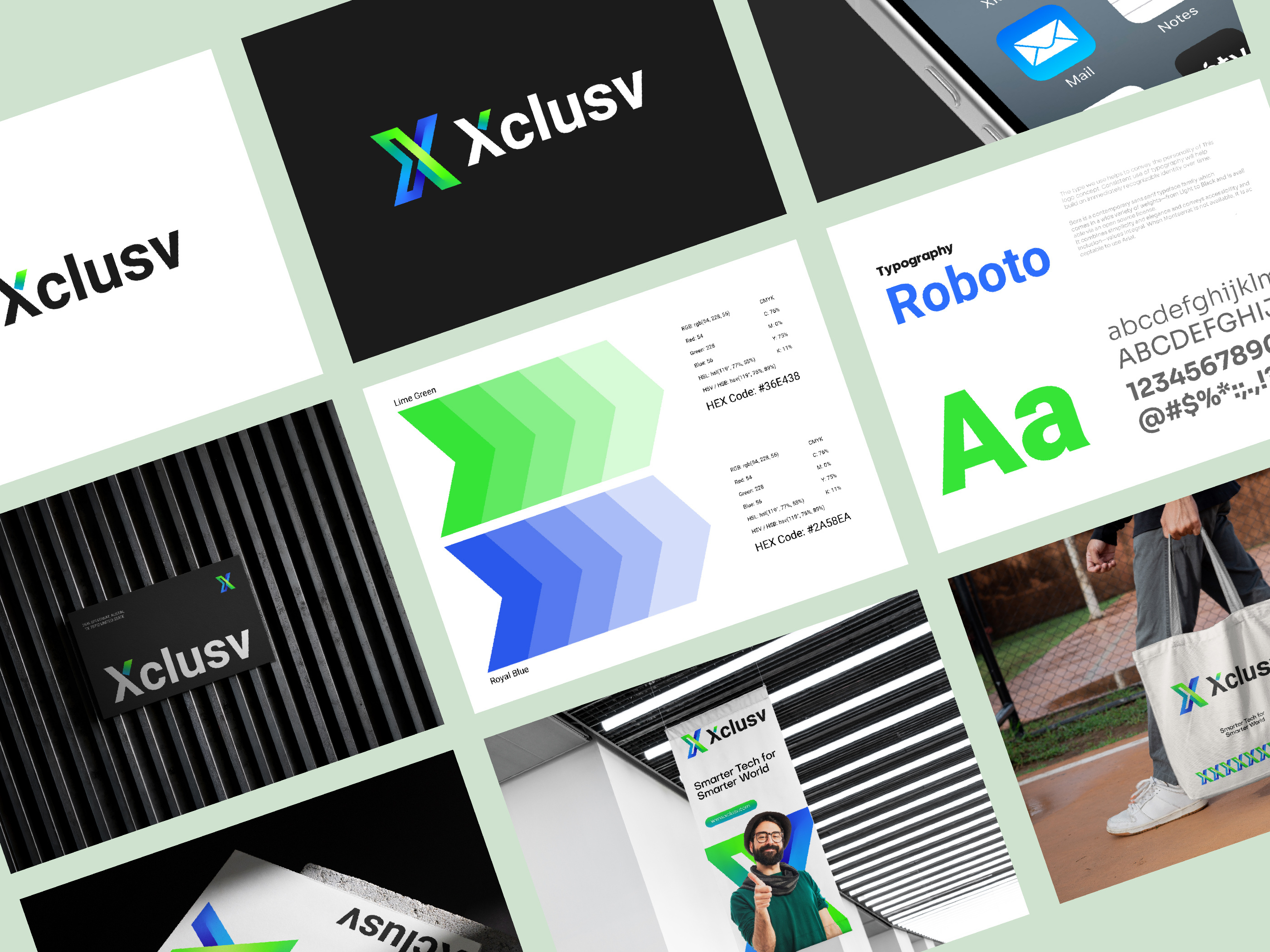 Example of Modern Abstract Logo Design Package