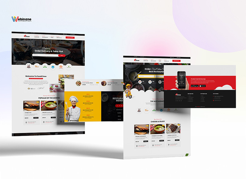 Example of Fast Food Website Design & Development 