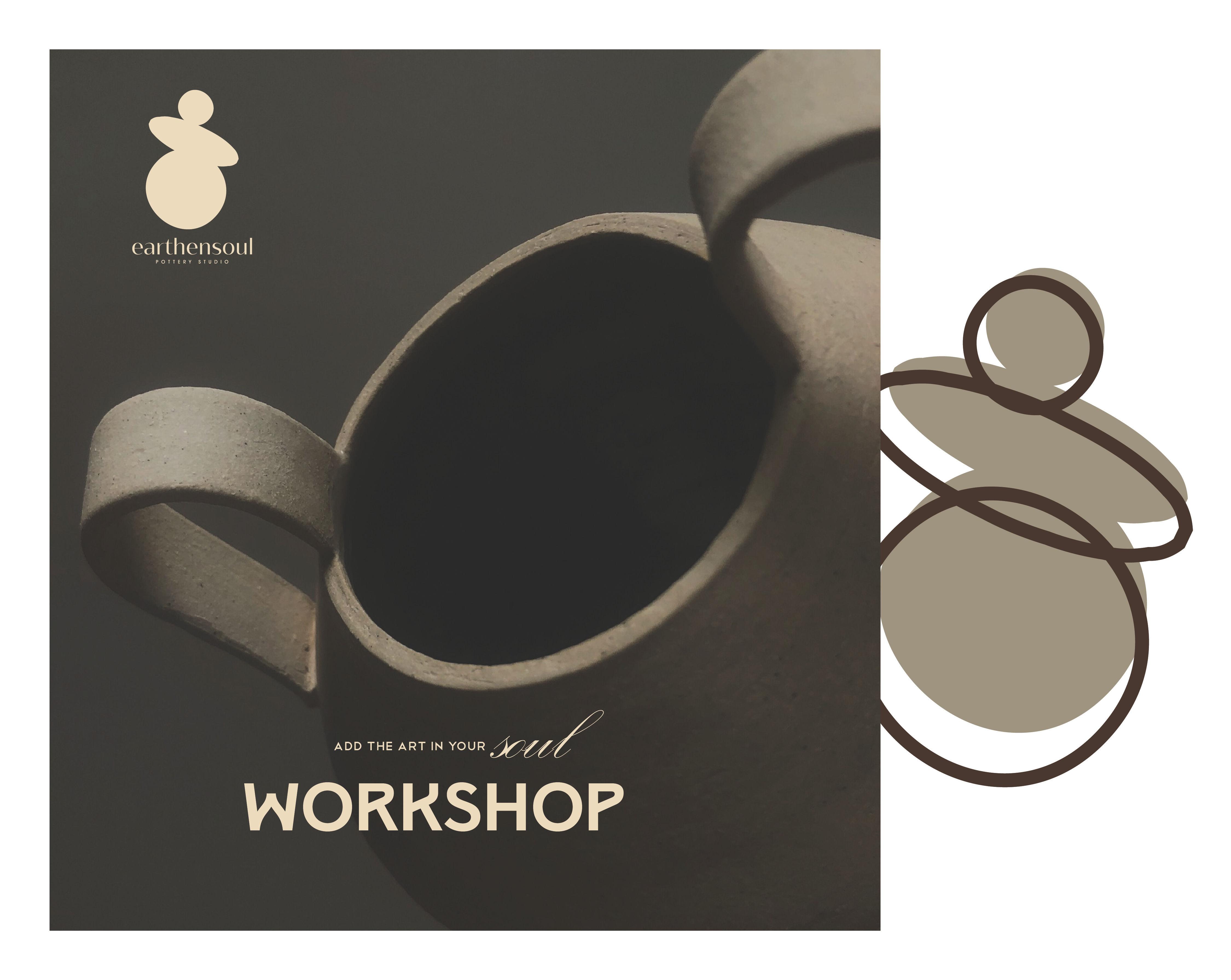 Branding for Ceramic Business adobe adobe illustrator art art workshop brand identity branding ceramics graphic design logo logo design photoshop pottery potterystudio sculptures ui workshop