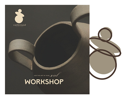 Branding for Ceramic Business adobe adobe illustrator art art workshop brand identity branding ceramics graphic design logo logo design photoshop pottery potterystudio sculptures ui workshop
