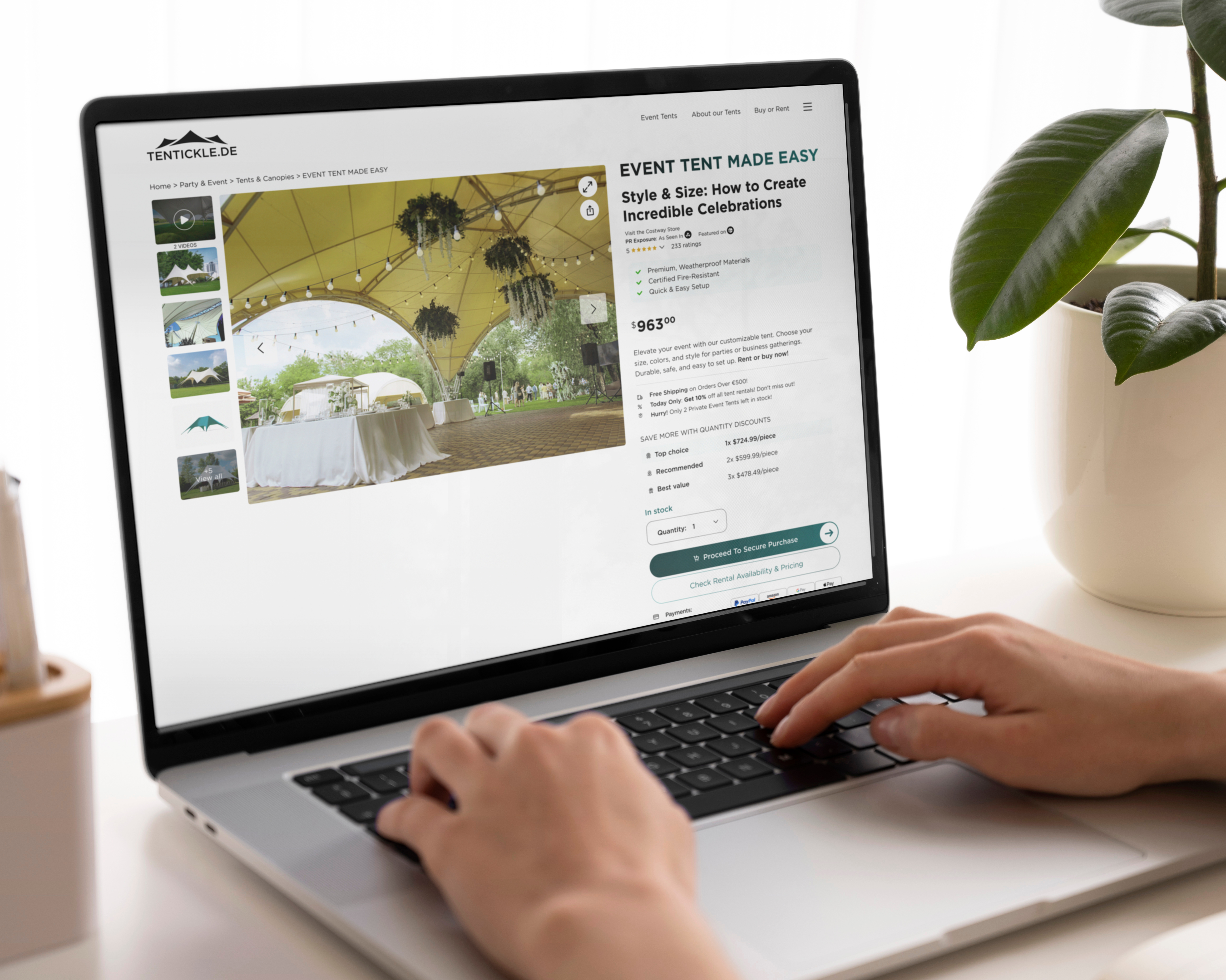 Example of E Commerce UI/UX Design