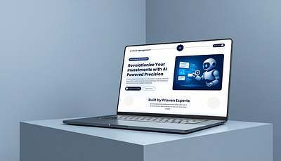 Ai stock event ai ai stock agent landing page ui web design