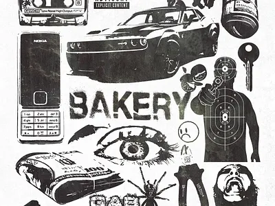 Album art design album art collage cover art design graphic design mixed media