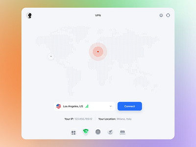 Internet Security and Privacy App - VPN antivirus antivirus app colourful colourful app colourful icons desktop internet security minimal minimal app minimal design minimal ui modern app modern ux privacy app security app speed test ui ux vpn vpn app
