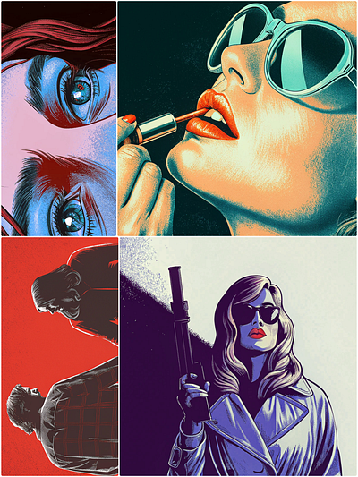 Personal posters ai design figma graphic design illustration posters ui
