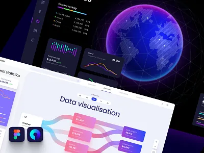 50+ full-screen templates with stunning charts and visualization ai chart code dash dashboard data dataviz desktop global infographic knowledge product saas service statistic tech template vibe vibecode