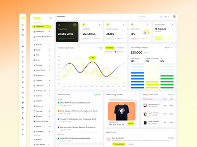 Designing Smarter Dashboards for Smarter Decisions. admin dashboard analytics dashboard business dashboard clean dashboard dashboard design dashboard ui data visualization inventory dashboard management system minimal dashboard modern ui product tracking professional ui real time data sales analytics smart dashboard ux design warehouse management