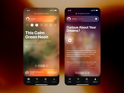 AI Meets Journaling – Oryl App ai app app app design app ui app ux design journaling oryl product design sajon ui ux