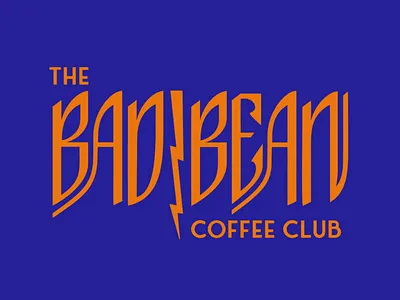 Bad Bean Coffee Club branding coffee design doodle drawing graphic design illustration lettering logo typography vector
