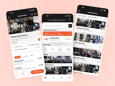 🚗 Auto Service App – Repair Made Smarter appdesign branding creativedesign dashboarddesign design designdaily designtrends figma illustration minimaldesign mobiledesign moderndesign modernui productdesign prototype ui uidesign ux uxdesign webdesign