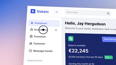 Dokani - Ecommerce Dashboard Design 🛍️ branding clean design design agency digital products ecommerce ecommerce dashboard graphic design minimal online business online store ui ui ux designer ux ux design web animation web design website design