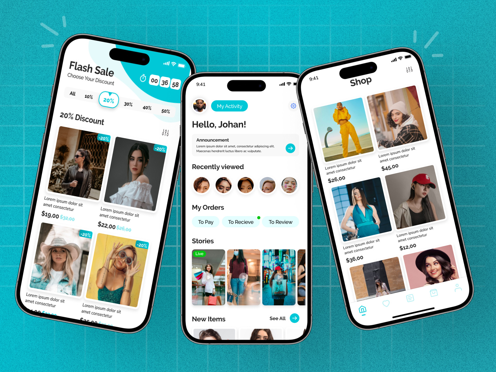 E-Commerce Mobile App UI/UX Design by Apptechies app design ecommerce ecommerce ui fashion fashion app fashion ecommerce app mobile app online shopping shopping app ui ux design