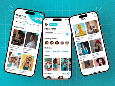 E-Commerce Mobile App UI/UX Design by Apptechies app design ecommerce ecommerce ui fashion fashion app fashion ecommerce app mobile app online shopping shopping app ui ux design