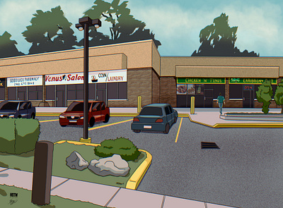 Recent work 2d art animation backgrounds cel shading graphic design illustration illustrator layout photoshop procreate
