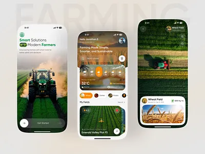 Smart Farming mobile app agriculture agriculture app agriculture mobile app agritech agro tech app design farm farm app farmapp farmer farming farming app farming mobile app management mobile app mobile ui smart app smart farm smartfarming
