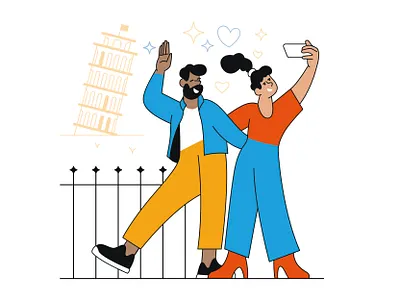 Travel character design design illustration product ui vector webdesign