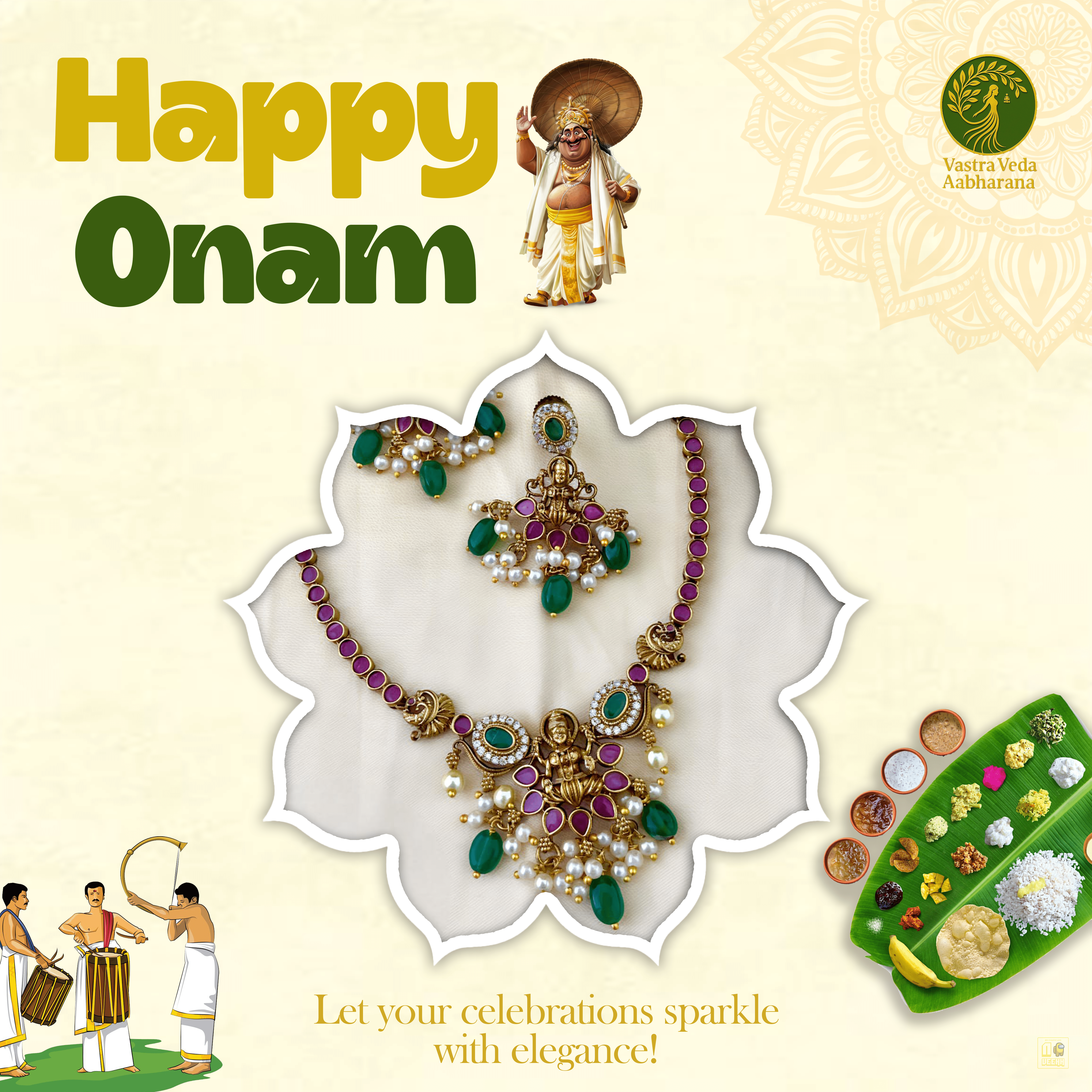 Collab with Vastra Veda Aabharana advertisement branding design freelancing graphic design typography