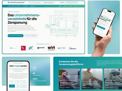 Modern Directory Platform Website Design b2b platform gradient website soft gradients