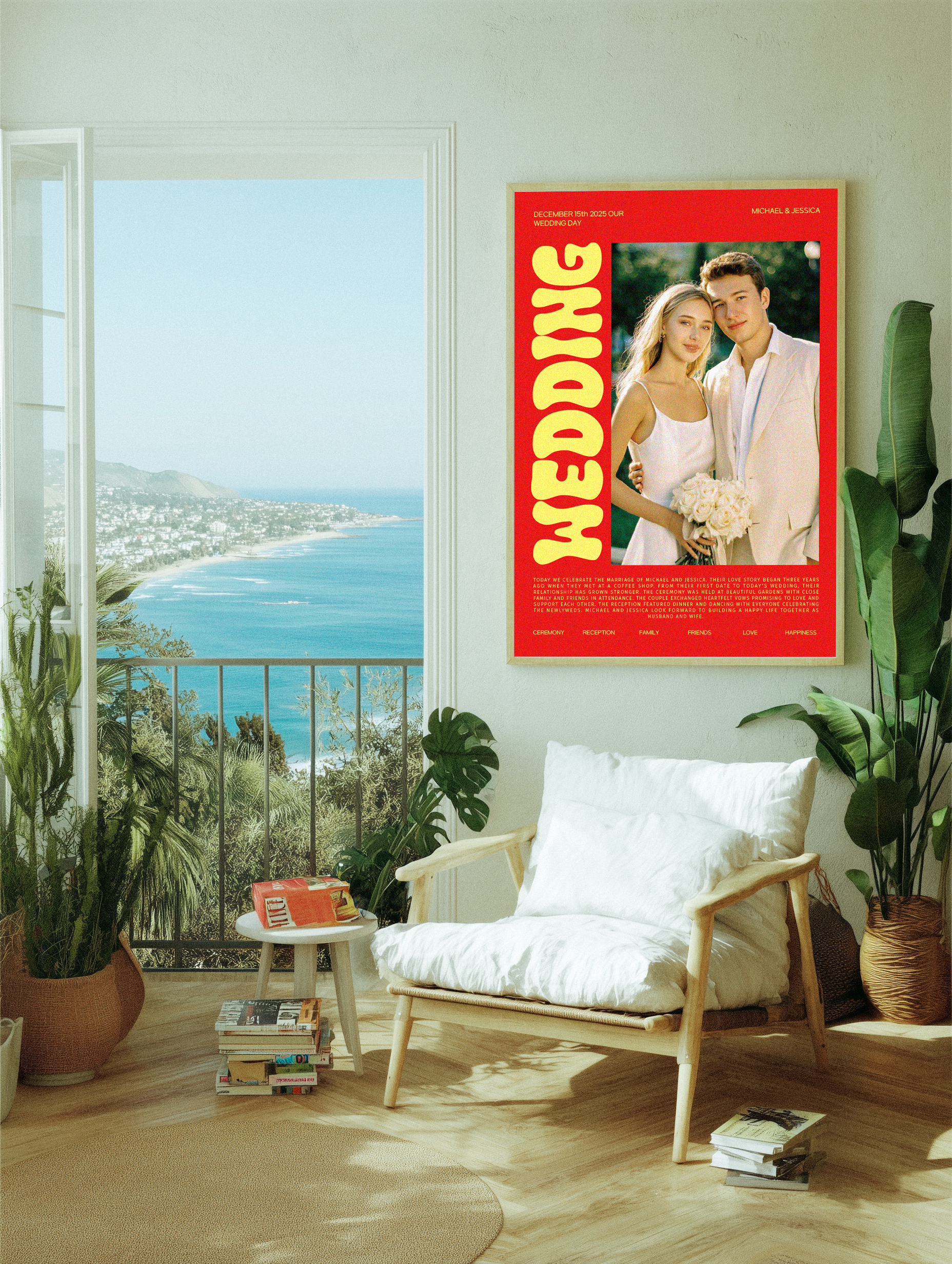 Custom Wedding Poster Design design event poster poster poster design wedding wedding poster