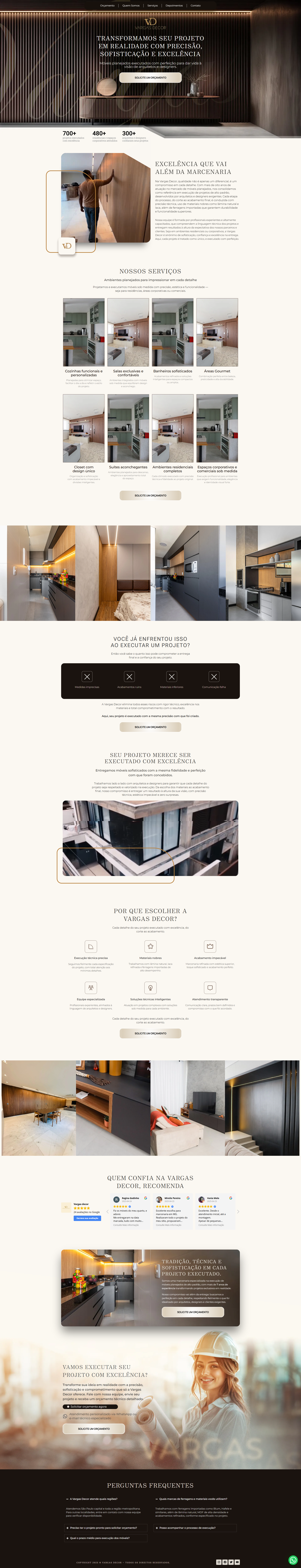 Landing page - custom furniture carpentry custo furniture landing page moveis pagina de vendas