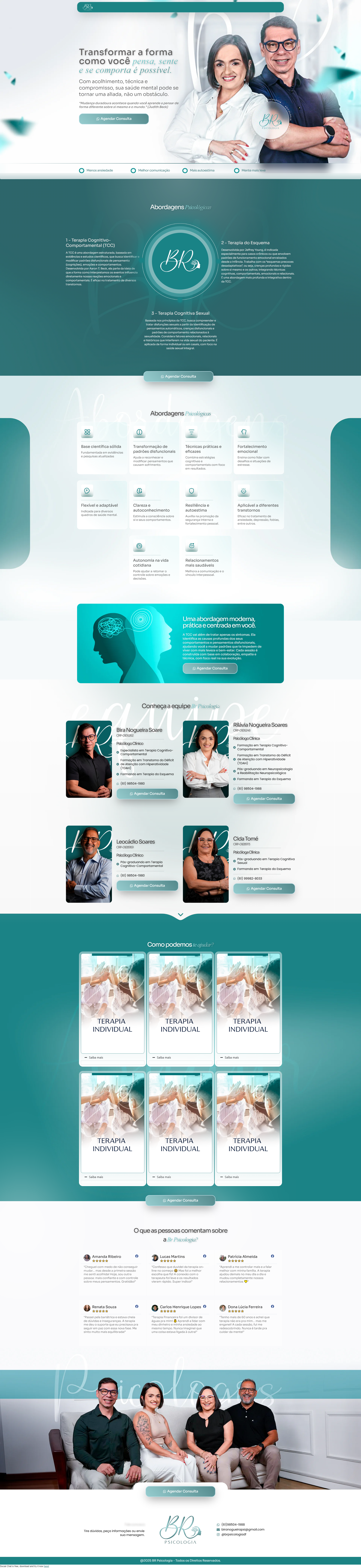 Lading page - psychologist landing page medic pagina de vendas psicólogo psychologist ui