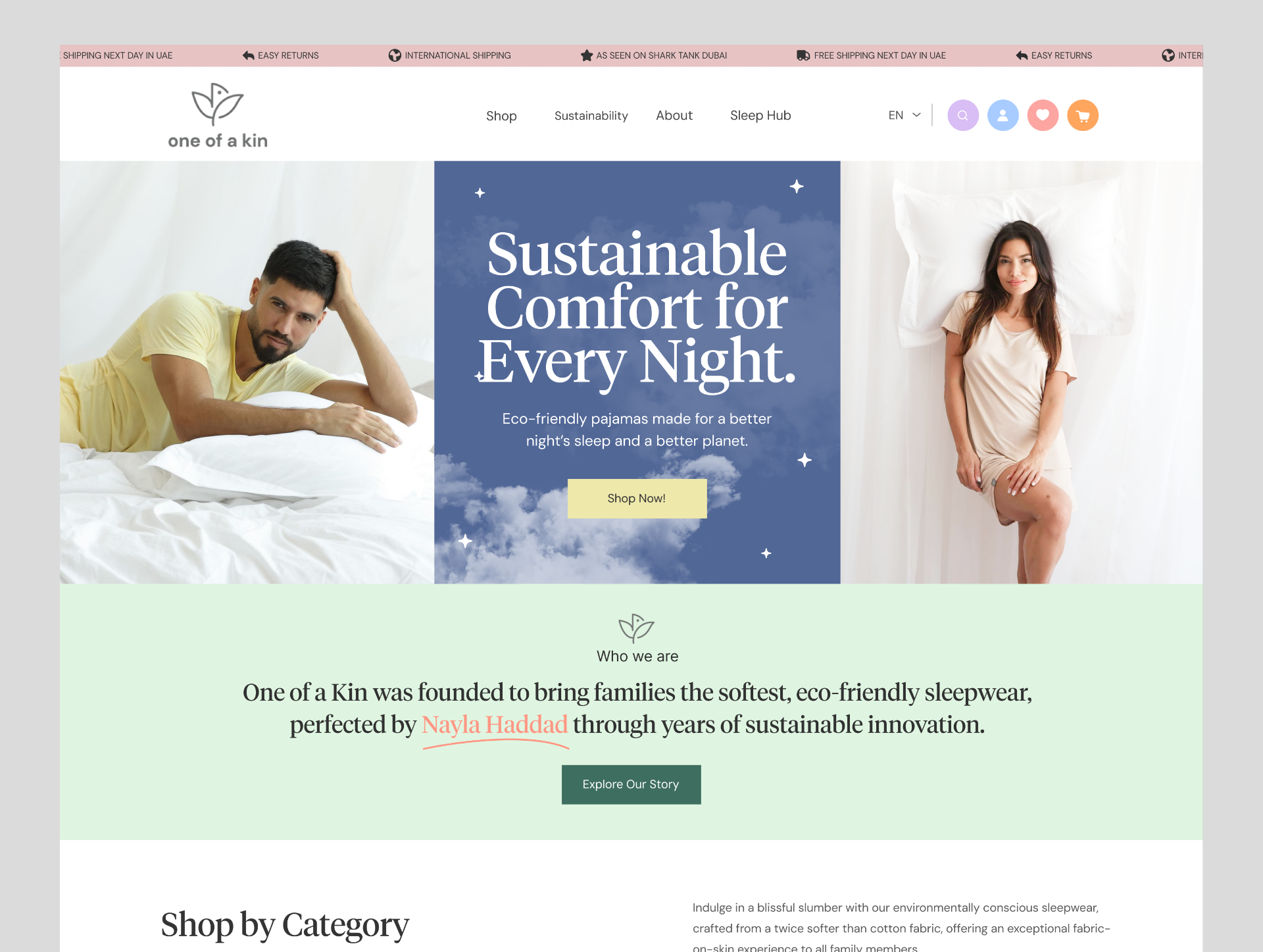 Example of Website Redesign