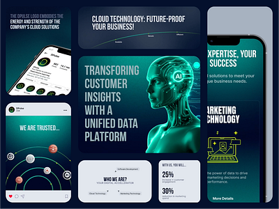 DPulse — Cloud Technology Platform Case Study graphic design ui website
