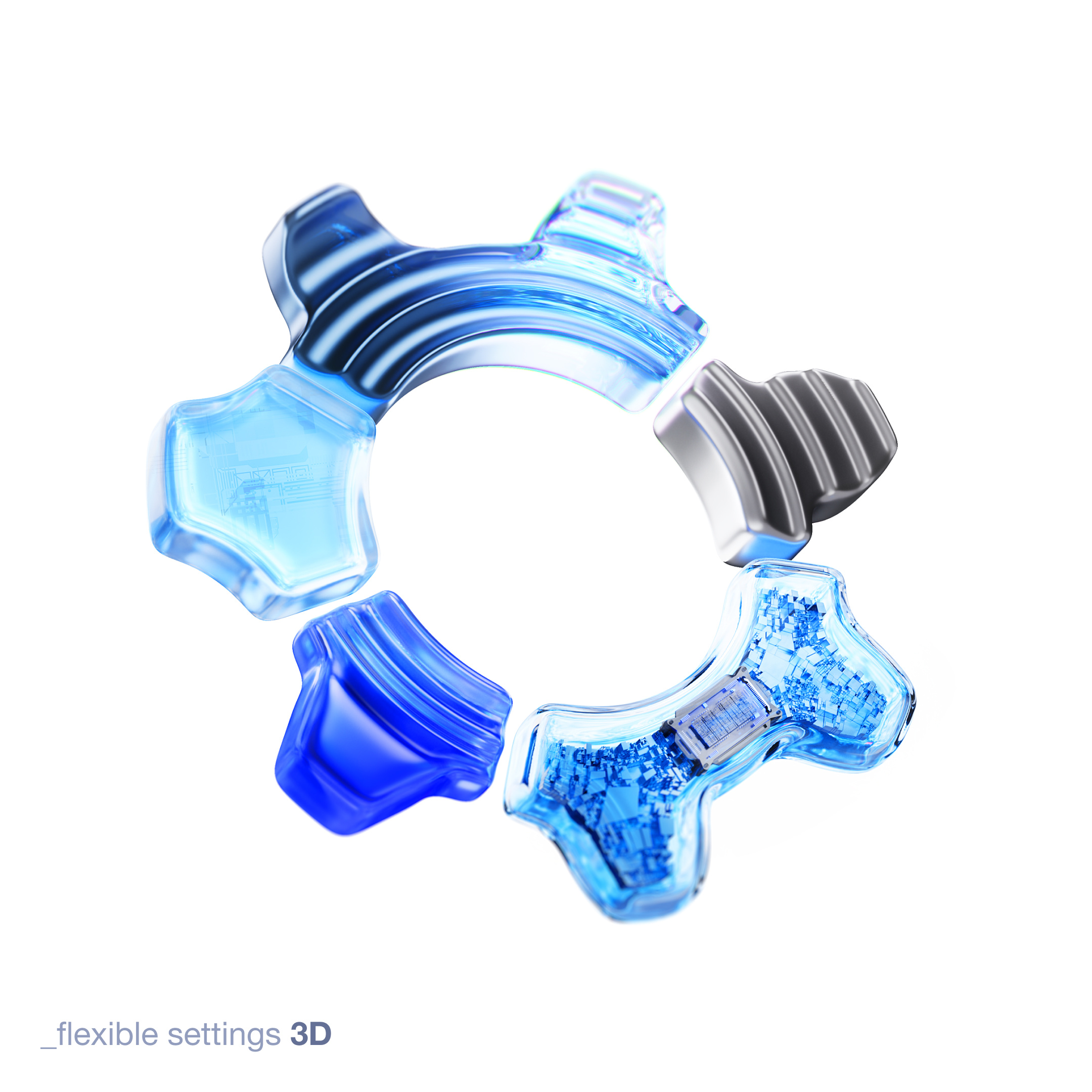 Example of 3D Icons / Illustrations